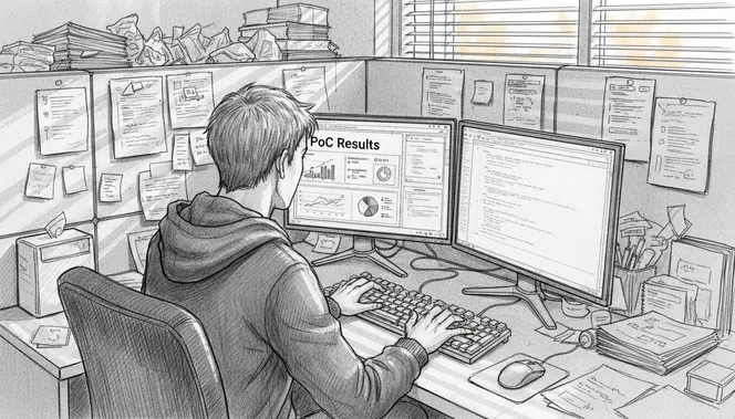 Developer tests proof of concept application