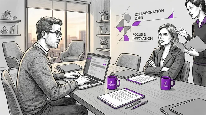 Coworkers divided during office discussion