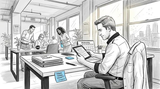 Project manager starts Wednesday in office